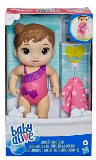 Baby Alive Muñeca Chapoteos Abrazos