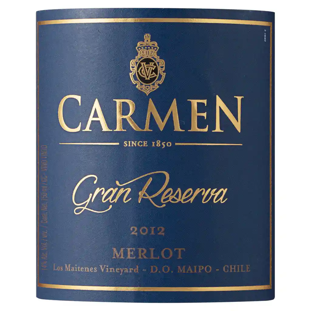 Carmen Gran Rva Vino Tinto Merlot 750 cc