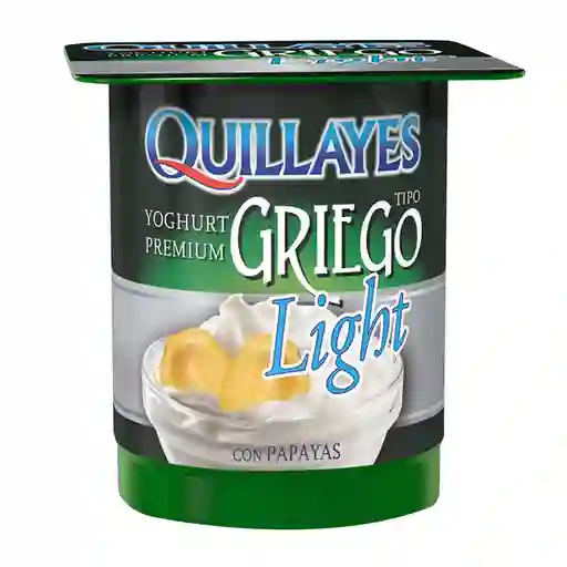 Quillayes Yoghurt Griego Light Sabor Papaya