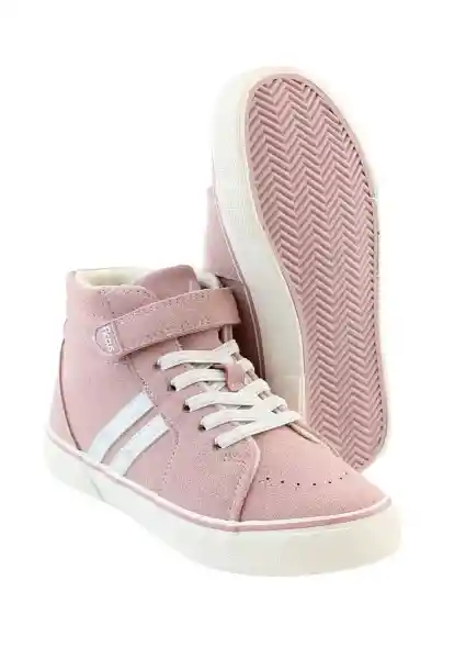 Zapatillas Urbana Caña Velcro W24 Niña Lila 31 902 Ficcus