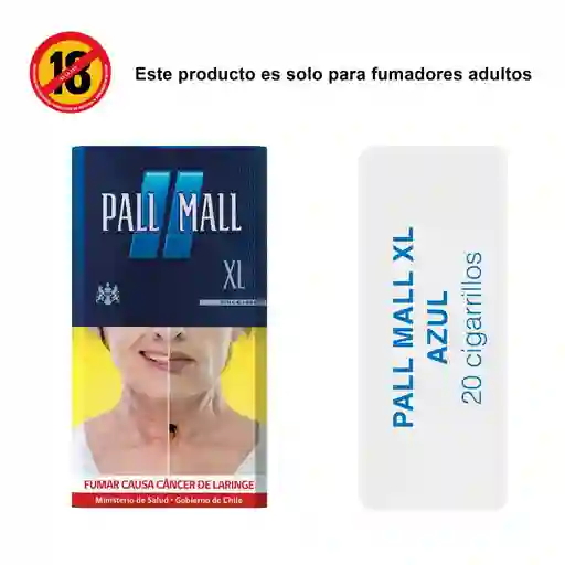 Pall Mall Cigarrillo Azul con Filtro