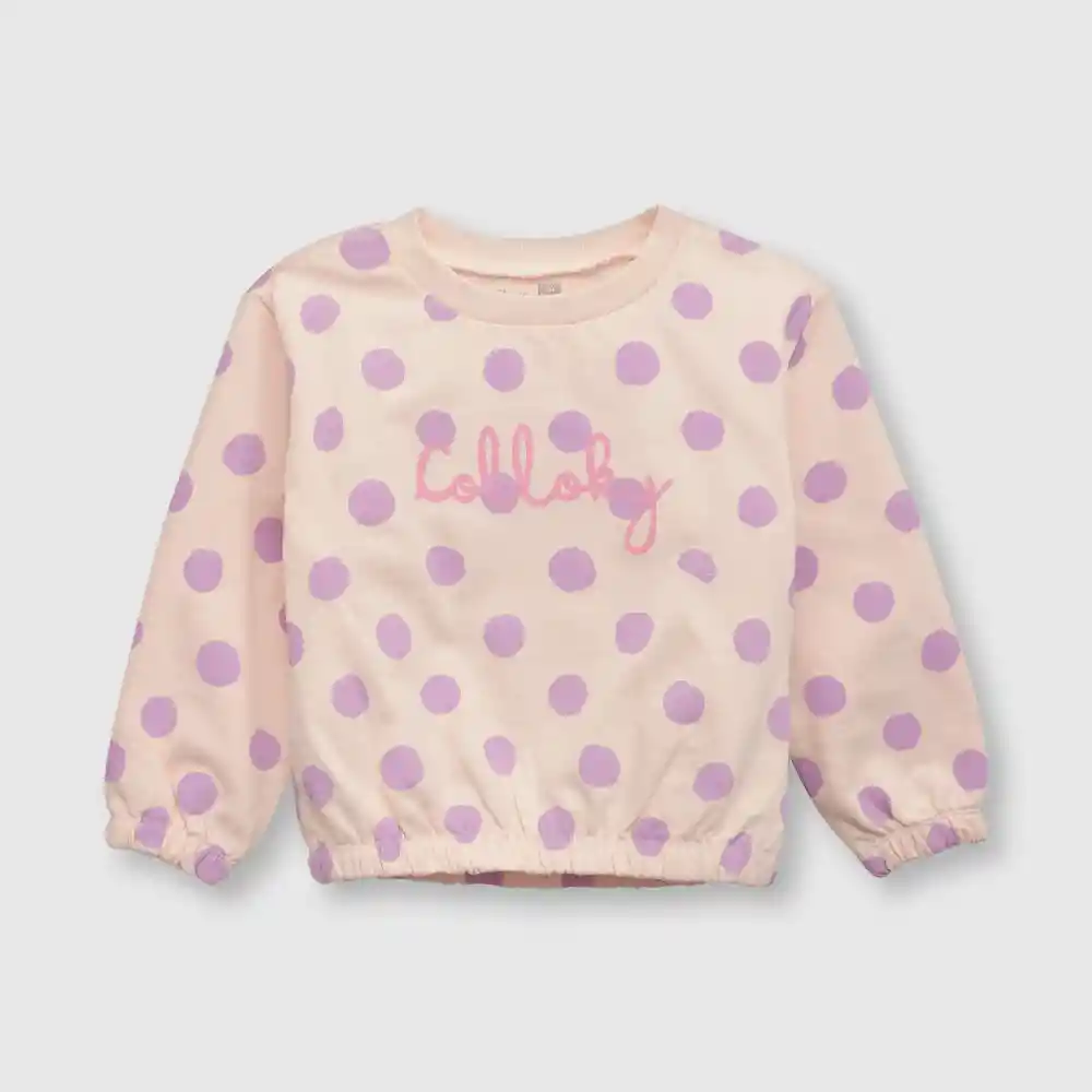 Polerón De Bebé Niña Rosado Talla 36m