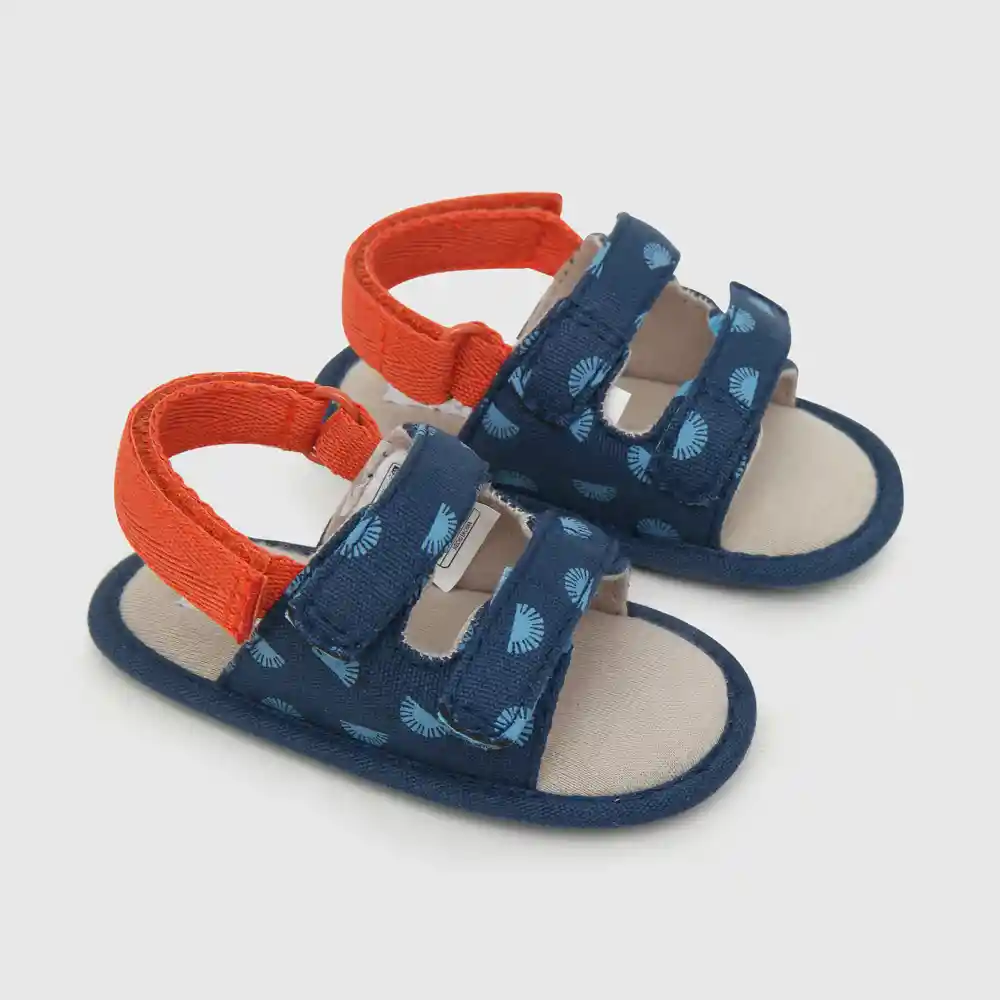 Sandalias Abierta De Niño Azul Talla 18