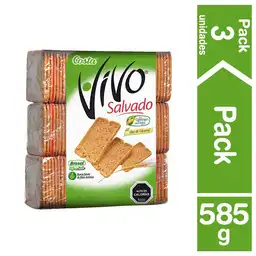 Vivo Galletas de Salvado con Germen de Trigo Libre de Colesterol