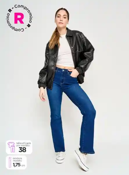 Jeans Algodón Flare Mujer Pepe Jeans Talla 38