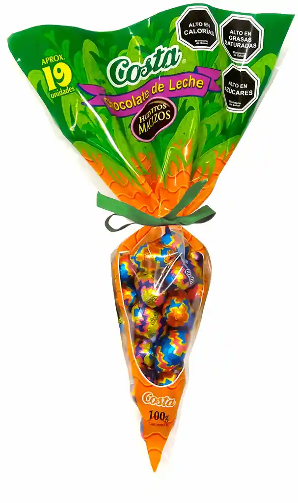 Costa Huevitos Macizos de Chocolate con Leche