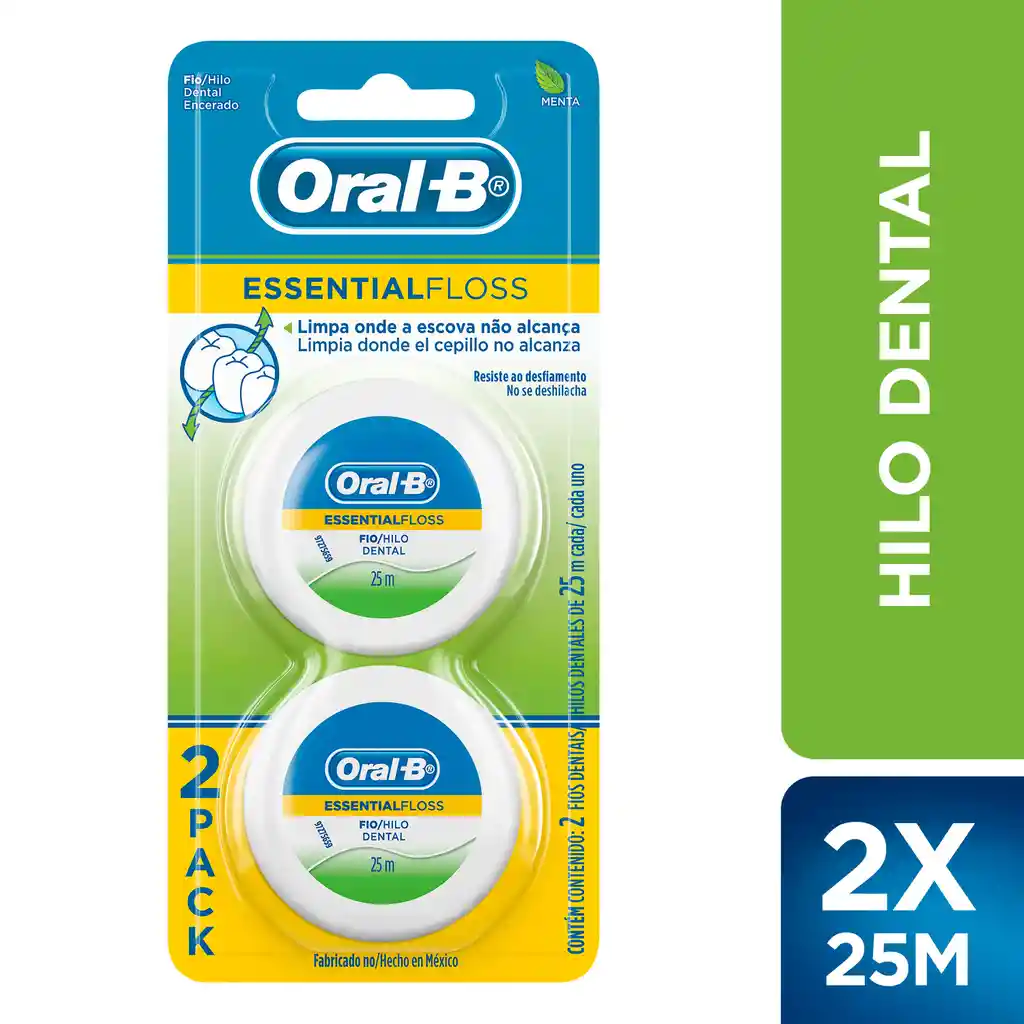 Oral-B Hilo Dental Encerado Essential Floss