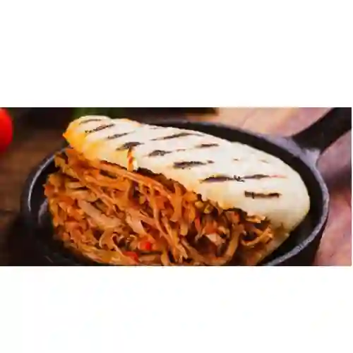 Arepa con Carne