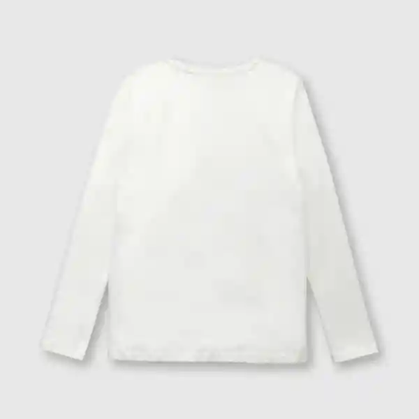 Polera Planetas de Niña Off White Talla 2A Colloky