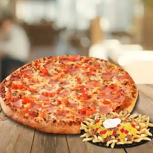 Promo Pizza Mediana + Papas Supremas Dob