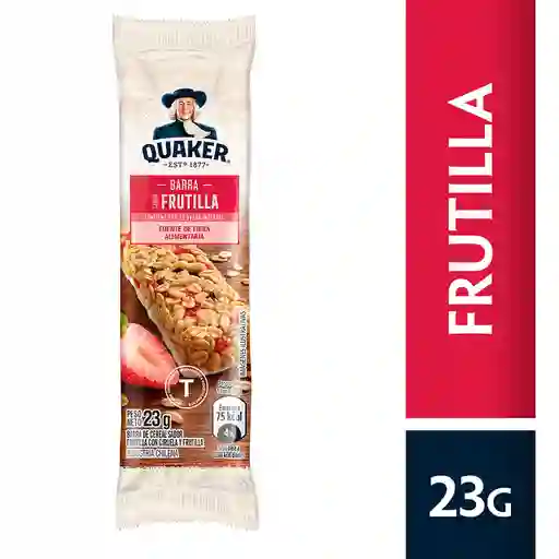 Quaker Barra Cereal Frutilla