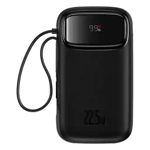 Baseus Batería Powerbank Qpow2 Pantalla Cables Tipo-C 10.000mAh