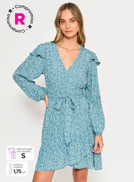 Regatta Vestido Corto Baby-C Color Celeste Talla L I25