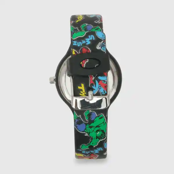 Reloj Análogo Marvel de Niño Negro Colloky