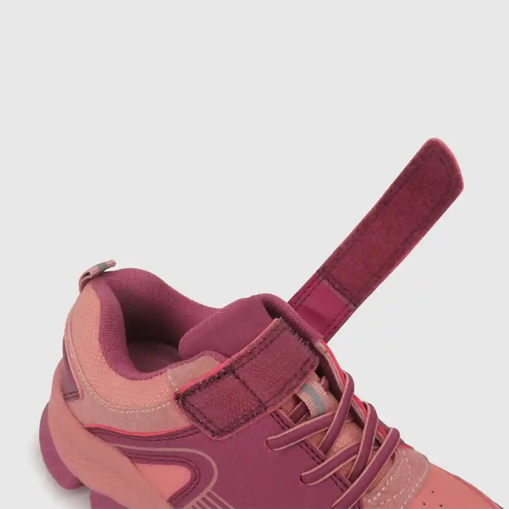 Zapatillas Outdoor Para Niña Fucsia Talla 31