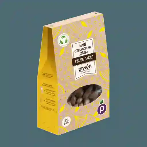 Maní Cubierto Con Chocolate Bitter Piwén