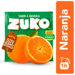 Zuko Jugo en Polvo Sabor a Naranja 