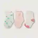 Pack Calcetines Para Niña Rosado Hawaii Talla 17/19