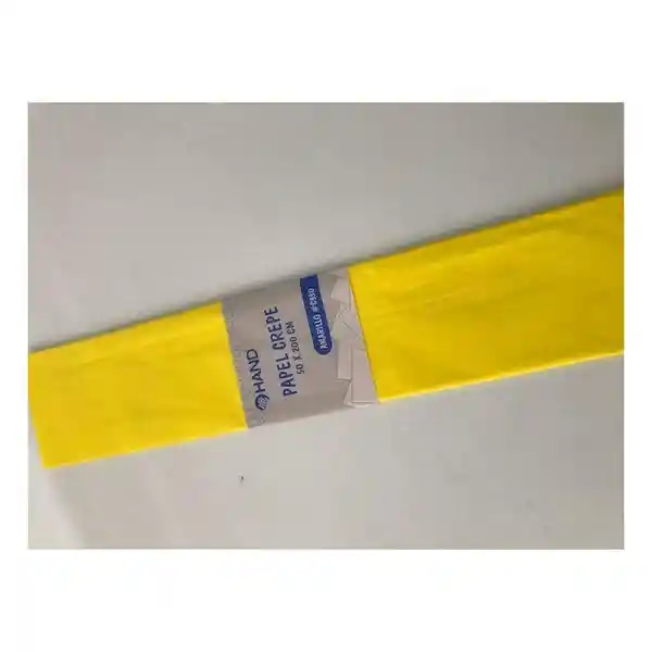 Hand Papel Crepe Amarillo