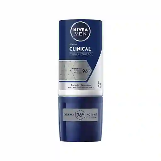 Nivea Antitranspirante Roll-On Derma Control Masculino