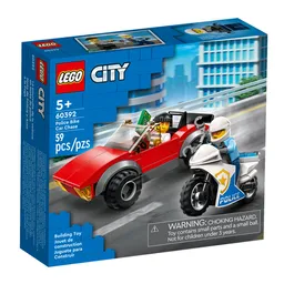 Lego Set de Construcción City Moto de Policía y Auto 60392