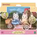 Sylvanian Families Juguete Hermanos Husky en Tándem