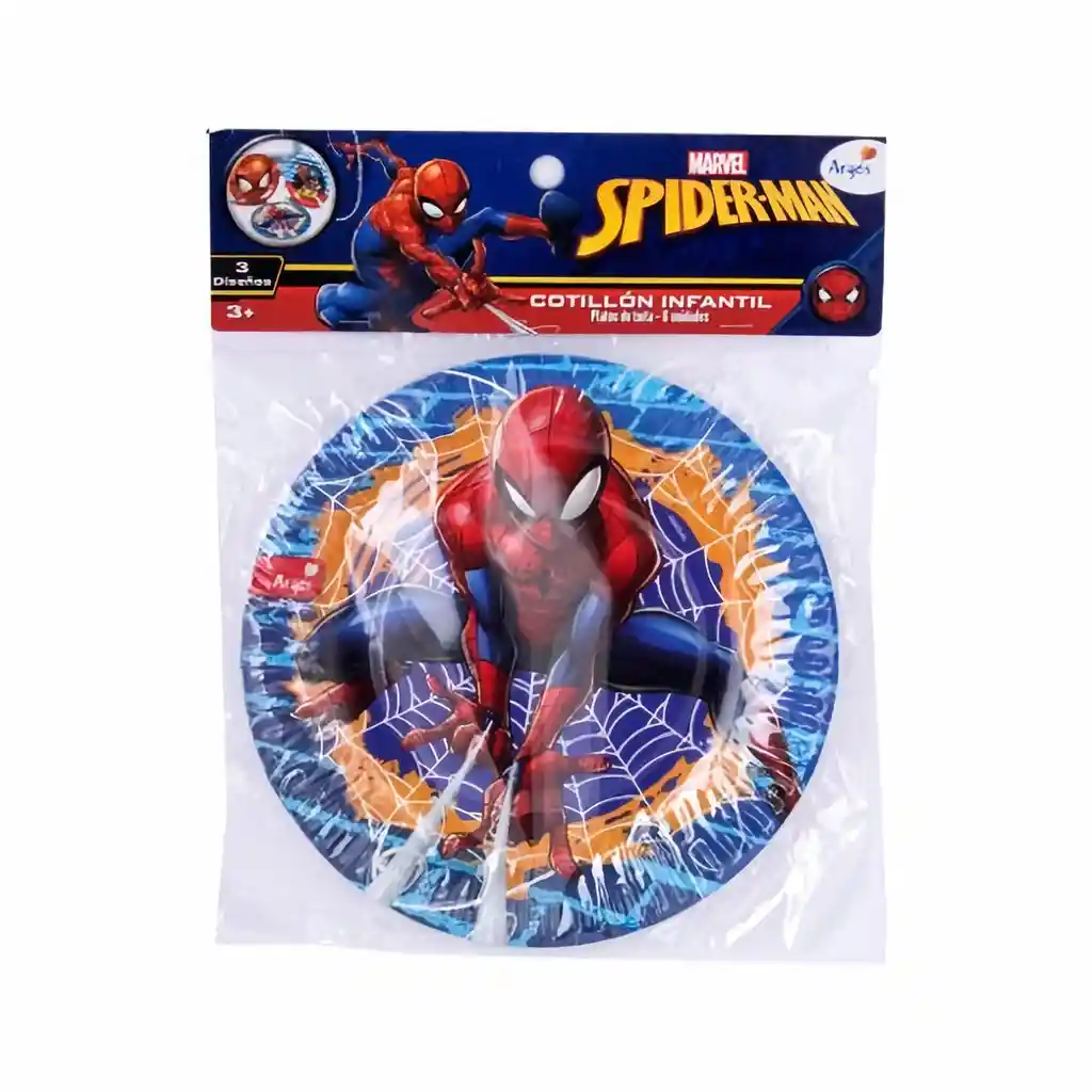 Plato Torta Spiderman 6un