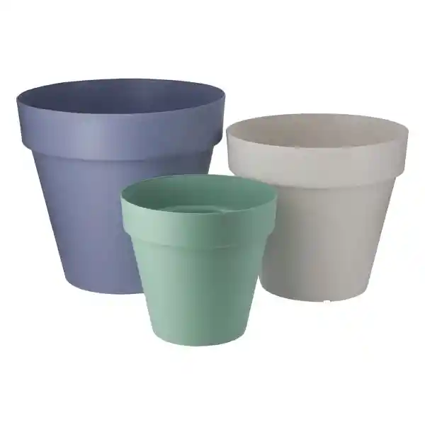 Maceta Plástica Con Ruedas 46.5 x 42.5 cm Casaideas