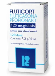 Fluticort Inhalador 125 Mcg