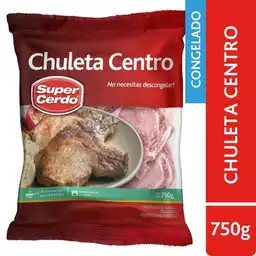 Super Cerdo Chuleta de Centro Congelada