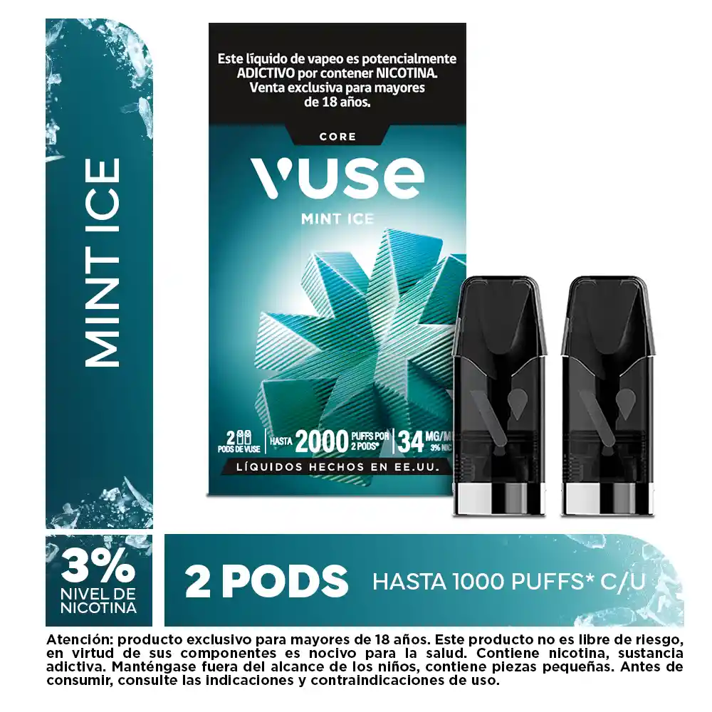 Vuse 2 Pods Mint Ice