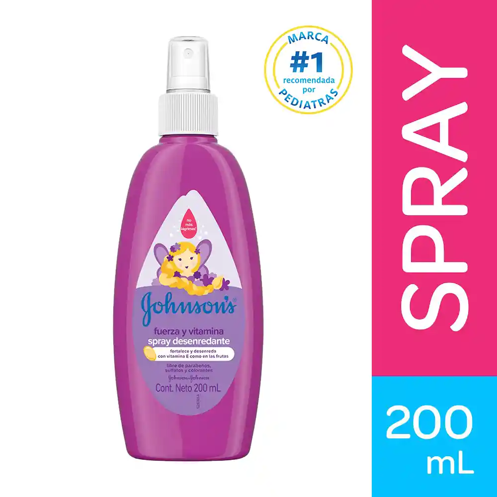 Johnsons Baby Spray Desenredante Fuerza y Vitaminas