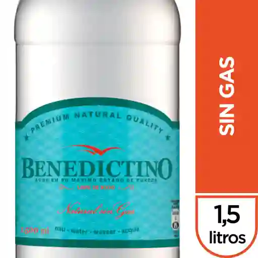 Benedictino Agua Purificada sin Gas