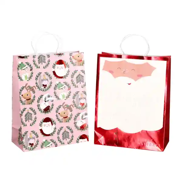 Set Bolsa de Papel Para Regalo 31 x 15 x 40 cm Casaideas