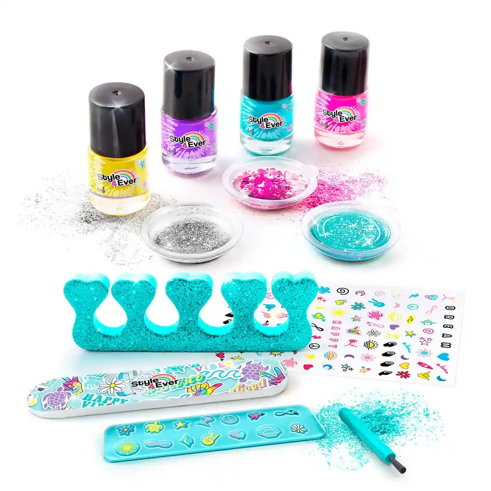 Manicure Style 4 Ever Maquillaje Para Niñas Glitter