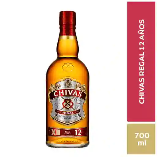 Chivas Regal 12 Whisky Anos Tin Box