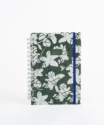 Lounge Cuaderno Pequeño Flores Verde
