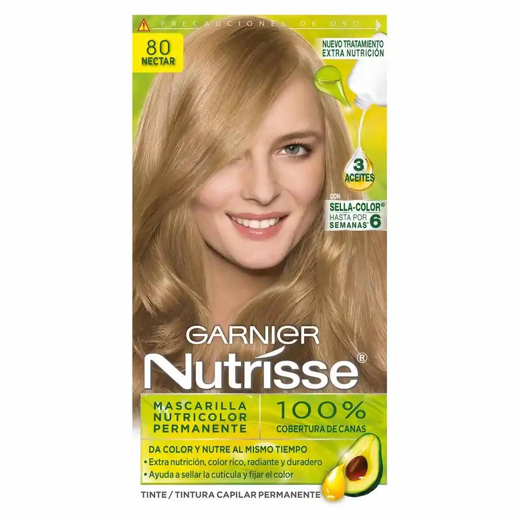 Garnier-Nutrisse Tintura Permanente 80 Nectar