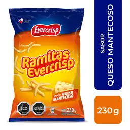 Evercrisp Snack Ramita Sabor a Queso Mantecoso 