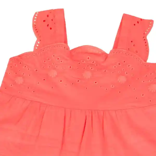 Vestido Niña Coral Talla 2 A Pillín