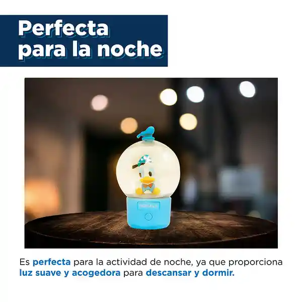 Lámpara de Noche Luz Led Modelo Ald Db33 Donald Duck Miniso