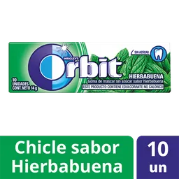 Orbit Goma de Mascar Hierbabuena