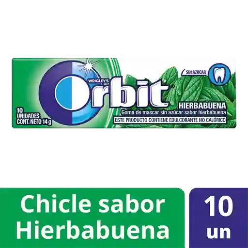 Orbit Goma de Mascar Hierbabuena