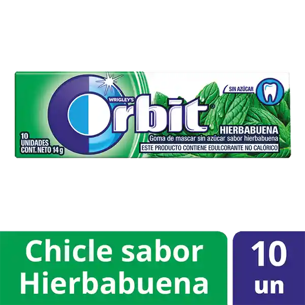Orbit Goma de Mascar Hierbabuena