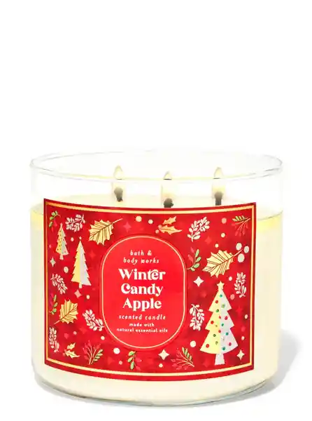 Bath & Body Vela Grande Winter Candy Apple