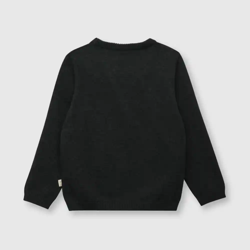 Sweater Pet De Bebé Niño Gris Talla 18/24m