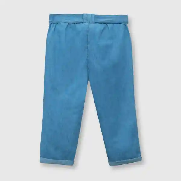 Jean Mezclilla Bebé Niña Light Denim Talla 36M Colloky