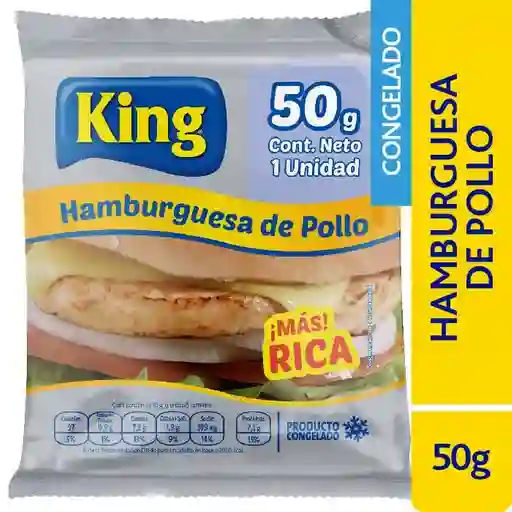 King Hamburguesa de Pollo Congelada