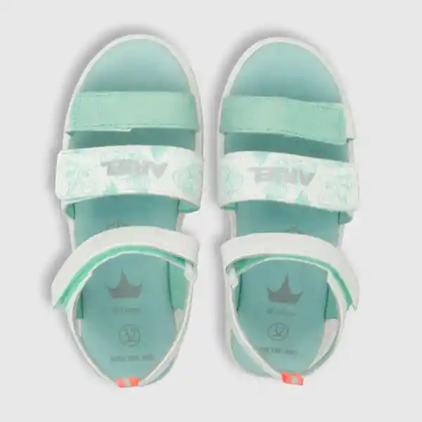 Sandalias Disney Doble Ajuste Blanco Invierno/Azul 36 Colloky