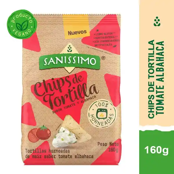 Sanissimo Chip Tomate Albahaca